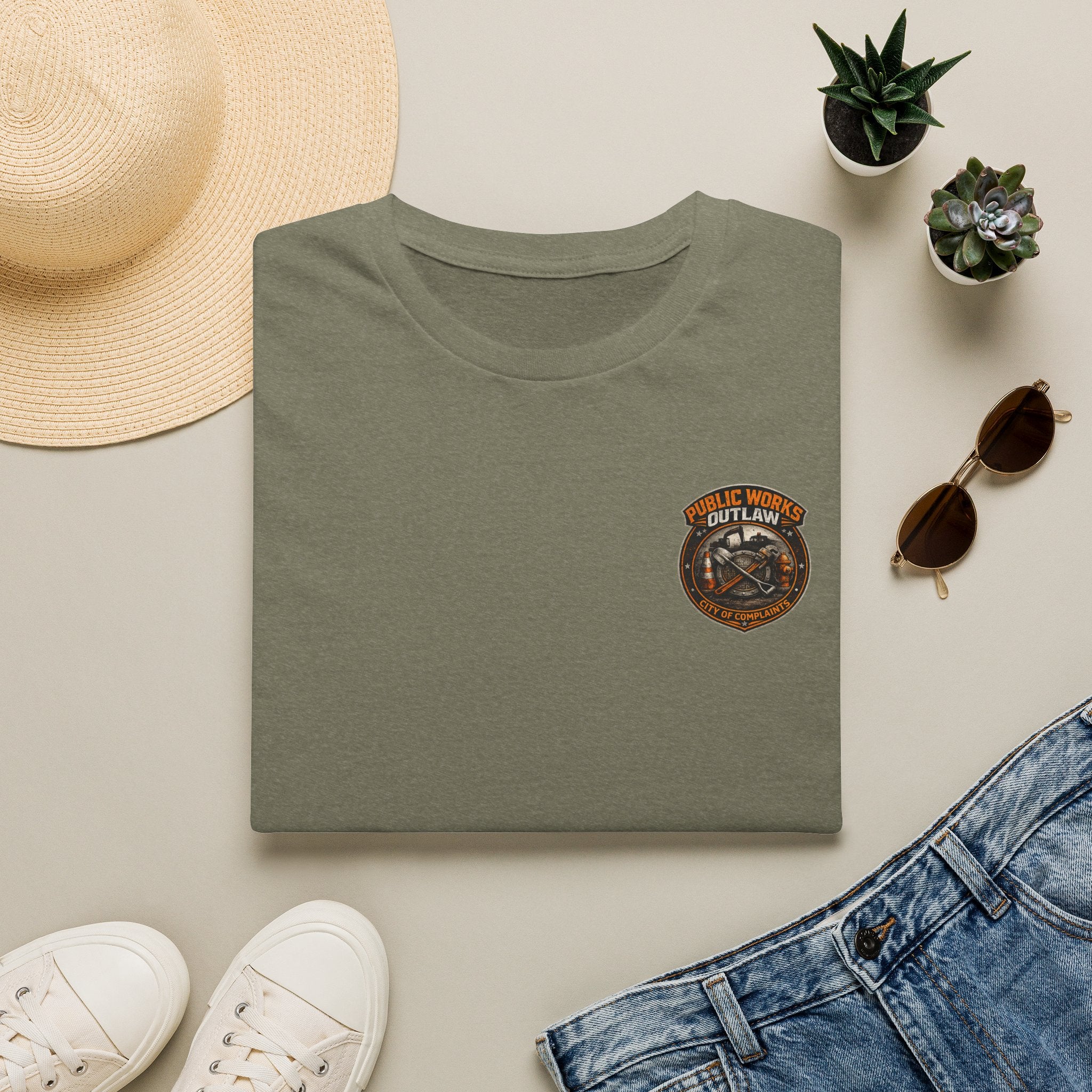Funny Public Works T-Shirt | Underpaid Essential Workers Ahead | Utility Worker Gift