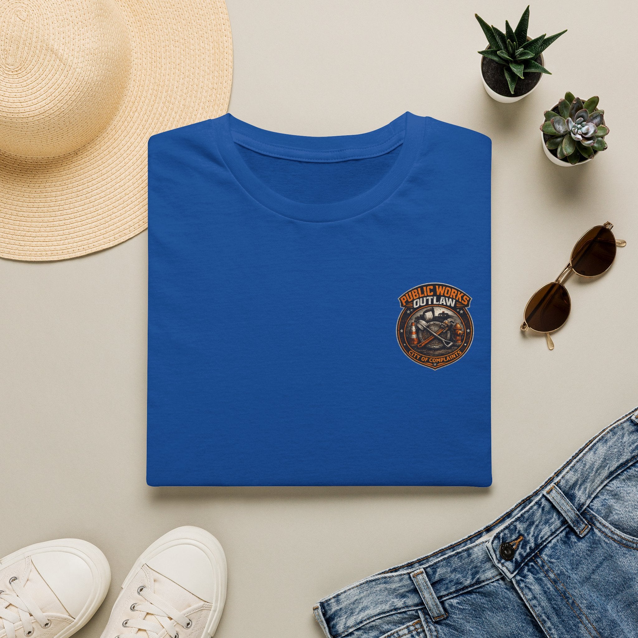 Funny Public Works T-Shirt | Underpaid Essential Workers Ahead | Utility Worker Gift
