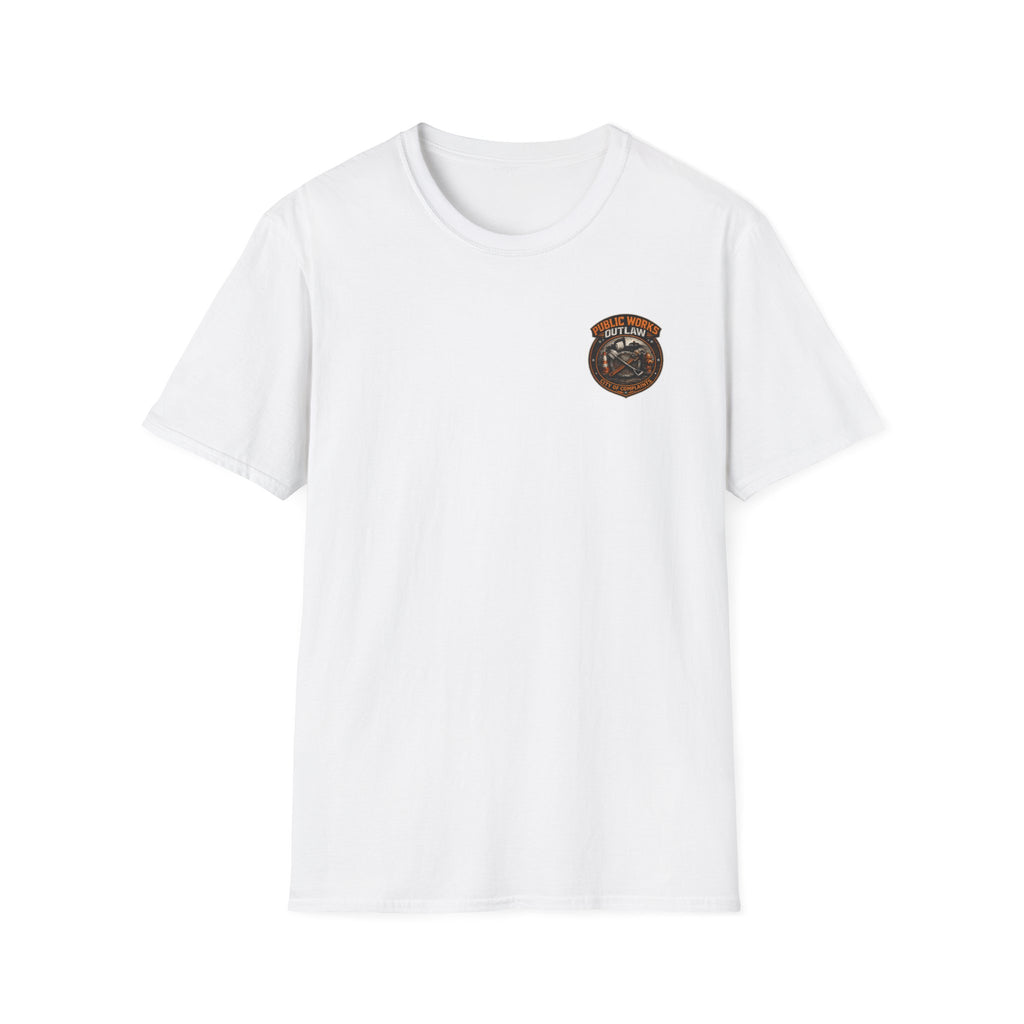 Funny Public Works T-Shirt | Underpaid Essential Workers Ahead | Utility Worker Gift